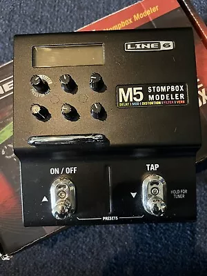 Line 6 M9 Stompbox Modeler Pedal Multi Effect Modeling Pedal With Power Supply • $95