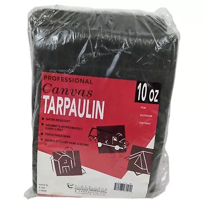 Canvas Tarp 7' X 9' Military Grade Treated Chicago Tarpaulin • $47.47