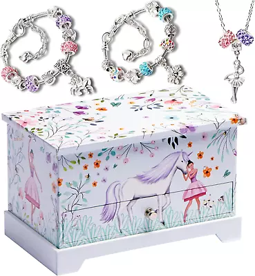 Ballerina Unicorn Jewellery Box For Girls & Little Girls Jewellery Box - Kids Je • $103.50