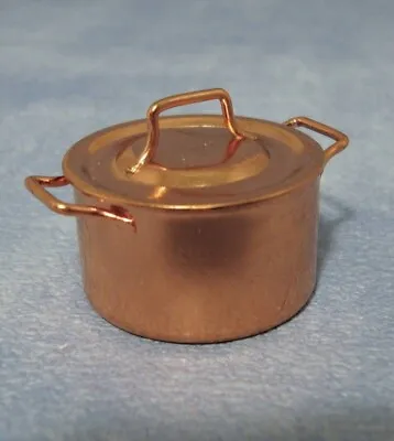 Dollhouse Miniature Large Copper Pot • $4.98