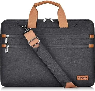 LONMEN 17.3 Inch Laptop Shoulder BagComputer Sleeve Carrying Case For 17.3  • £19.99