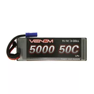 Venom 3S 11.1V 5000mAh Hardcase 50C LiPo Battery With EC5 Plug VNR15113-EC5 • $45.70