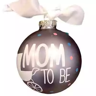 NEW Coton Colors Mom To Be Glass Ornament • $14