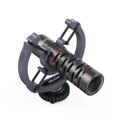 $89.95 • Buy Telesin Cold Shoe Compact Microphone GoPro HERO 11 10 9 8 7 6 5 4 3 2 1 MAX 