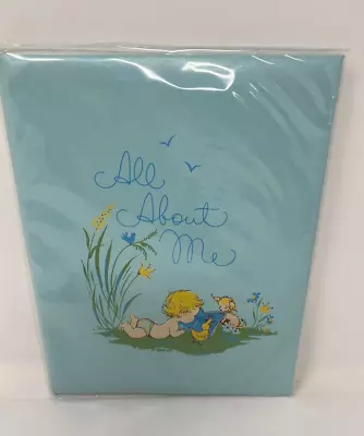 Vintage Gibson Baby Book Boy All About Me Milestone Book Blue • $19.99