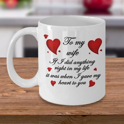 $26.99 • Buy Valentines Day Gift To My Wife I Gave My Heart To You Gift For Her Gifts For