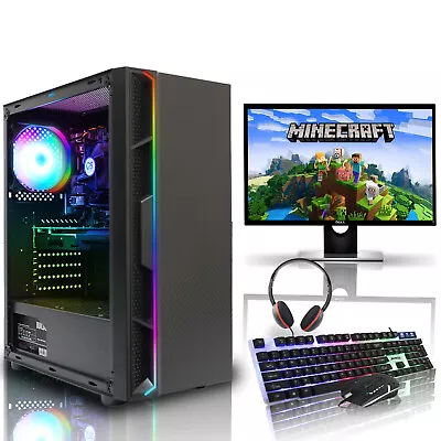 Gaming PC Bundle I7 I5 I3 Desktop Gaming Computer PC 16GB RAM RTX 3050 Windows11 • £299.99