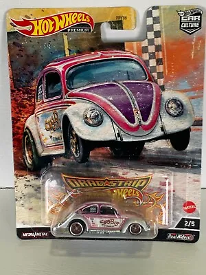 Hot Wheels Drag Strip Demons Volkswagen  Classic Bug  Real Riders Metal/metal 3+ • $14.95