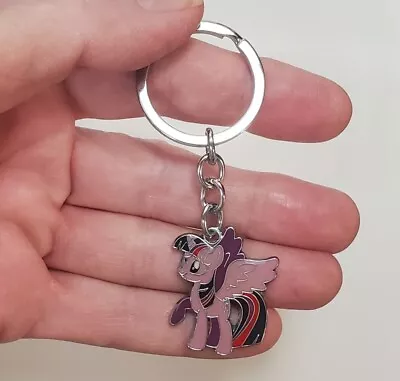 My Little Pony Twilight Sparkle Charm Keychain Or Dog Cat Collar Jewelry • $5.99