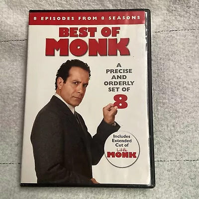 DVD BEST OF MONK - 8 EPISODES FROM 8 SEASONS - Like New (C2) • $4.95