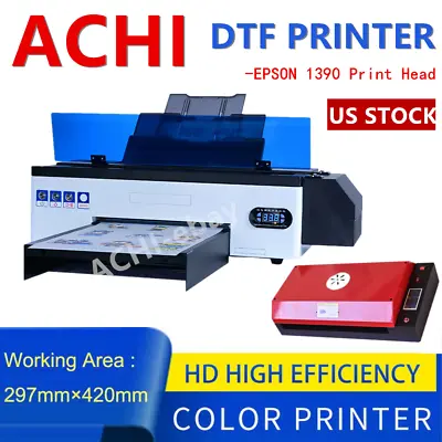 A3 DTF Printer Direct To Film T-shirt DIY Printer For Home Business Oven New US • $1804.05