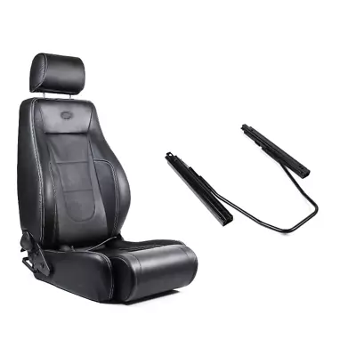 SAAS Trax 4X4 Seat (1) With Sliders Premium Black Leather ADR Compliant • $770