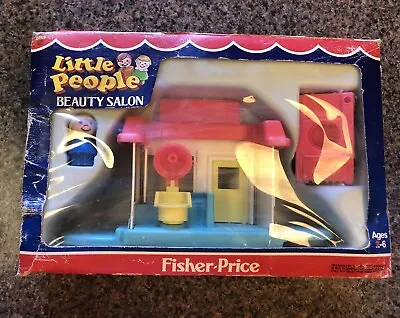 Fisher Price Vintage Little People Beauty Salon #2453 NEW IN BOX • $295