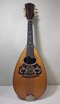 Rare! Vintage A.C. Fairbanks Bowl-back Mandolin Boston MA- READ • $274.99