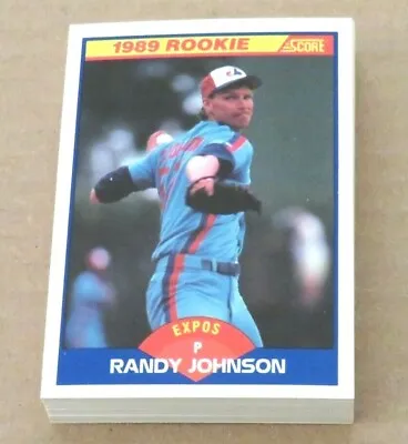 Montreal Expos Randy Johnson RC 1989 Score And Rookie And Traded Team Set 30 Car • $4.99