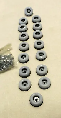 New 16 Magic Sliders 3/4  Plastic Glide 20mm Glides With Screws Smooth Move • $18