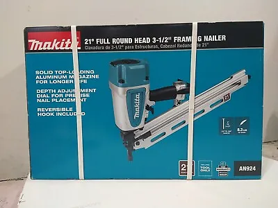 Makita AN924 3-1/2 Inch 21 Degree Full Round Framing Nailer • $120