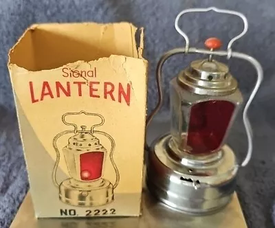 Tiger Brand Vintage Battery Miniature Lantern Flashlight Hong Kong W/ Orig Box • $20