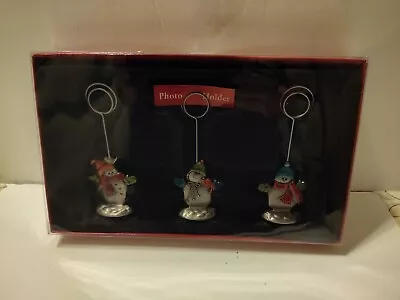 Metal Photo Holders From Kohls St. Nicholas Square • $10