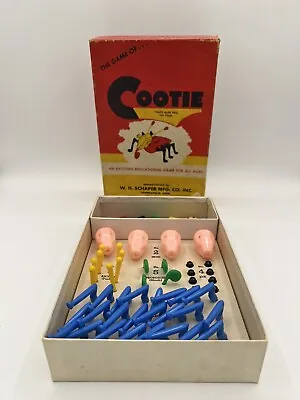 Vintage The Game Of COOTIE Complete With Original Box W.H Schaper MFG Co. Toy • $34.95