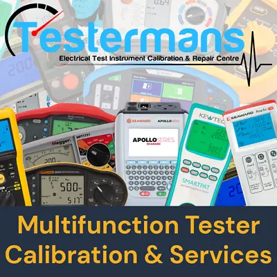 Full Service For Multifunction Testers All Brands We Collect & Return Delivery • £90