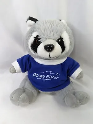 Raccoon Plush 7 Inch Shirt Ocoee River Rafting Stuffed Animal Toy • $8.95