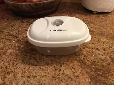 $6 • Buy FoodSaver Lunch & Leftover Vacuum Sealed Container 24 Oz