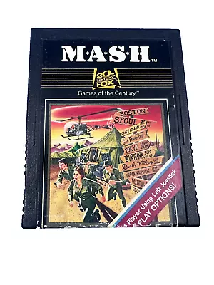 Mash ~ Atari 2600 Fox Cartridge ~ Cleaned & Tested ~ Free Shipping ~ Works ~ • $12