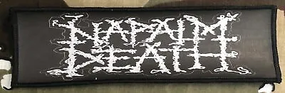 Napalm Death Logo Large Super Strip Sublimated Printed Patch N015P • $8.99