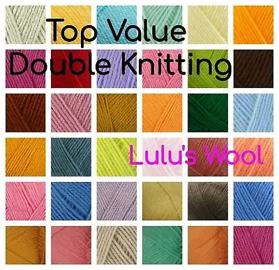 James C Brett Top Value 100g Acrylic DK Wool/Yarn Knitting Crochet • £1.90