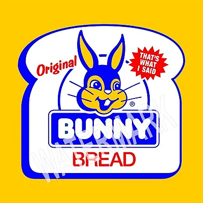 Bunny Slice Bread High Quality Metal Magnet 4 X 4 Inches 9312 • $8.95