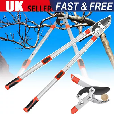 Telescopic Garden Shears Hedge Scissors Bush Tree Trimming Pruning Cutting New • £20.92