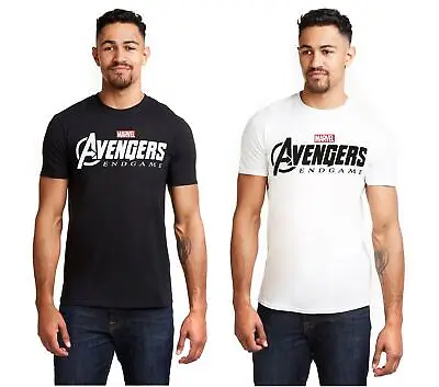 Marvel Mens T-shirt Avengers Endgame Logo S-2XL Official • £10.49