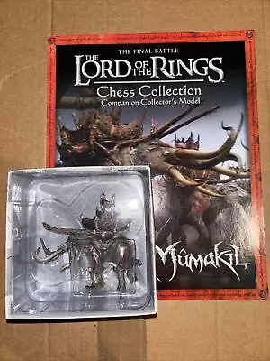 LORD OF THE RINGS CHESS  PIECE ~ SPECIAL ISSUE MUMAKIL & MAG Eaglemoss • £49.99