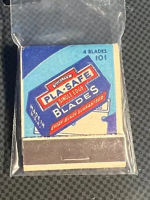 Vintage Matchbook - Ohio Blue Label Blades - Pla-safe Blades - Unstruck! • $9.99