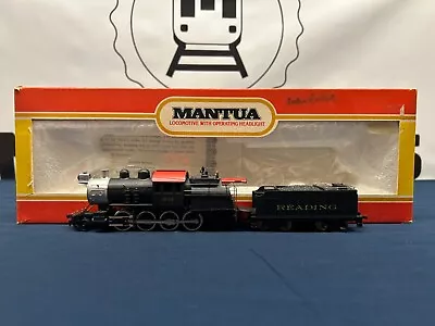 Mantua HO Reading #1608 2-8-2 Camelback Steam Engine 322-21 • $129.99