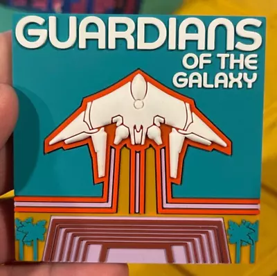 Disney Parks Marvel Guardians Of The Galaxy Ship With 3d Detail Rubber Magnet • $6.75