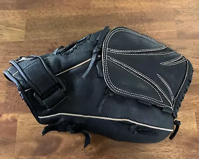 Mizuno 12.5  Butter Full Grain Leather Right Hand Thrower GPP257D4 Black • $29.95