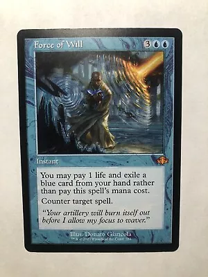 MTG Force Of Will RETRO FRAME DMR 284 Dominaria Remastered Mythic NM • $49.99