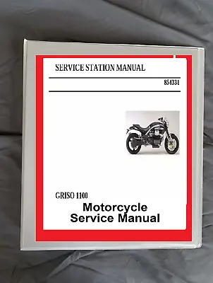 Moto Guzzi Griso 1100 Service Repair Shop Manual Repair Manual Binder • $19.77