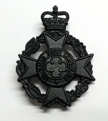 RAChD Hat Badge Black British Chaplains Army Service Dress Uniform Insignia NEW • £13.49