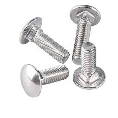 M4-M12 Stainless Steel Truss Round Head Square Neck Carriage Screw Coach Bolt • $2.49