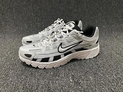 Nike P-6000 Men Running Shoes US 11 UK 10 New Sneakers Pure Platinum White Black • $299.95