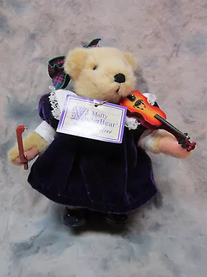 NABCO Muffy Vanderbear Plush Musical Soiree: Purple Velvet Collection Fall 1990 • $8