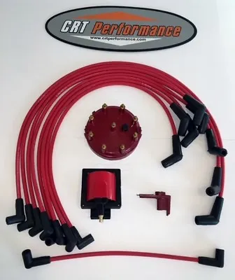 FORD 5.0L 302 TUNE UP KIT 48000 Volt POWERBOOST UPGRADE KIT - RED - 1986-1995 • $99.93