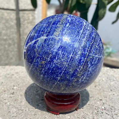 1.71LB Natural Lapis Lazuli Jasper Quartz Sphere Crystal Ball Reiki Healing • $0.99