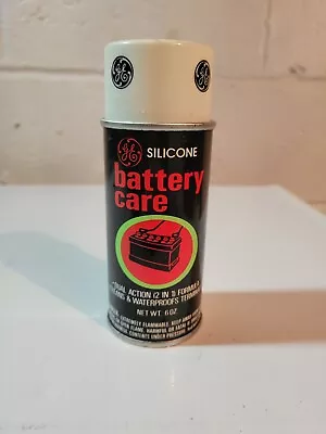 Vtg General Electric Silicone Battery Care 4oz Empty Can Oil • $9.99