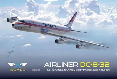 X Scale 144002 1:144 DC-8-32 Long-Range Narrow-Body Passanger Airliner • $49.97
