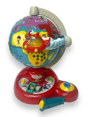 $9 • Buy VTech Fly And Learn World Globe BROKEN Joystick Children's Educational Toy