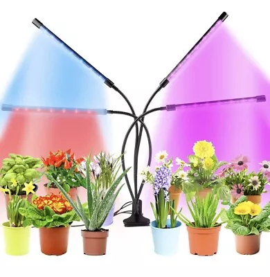 £14.90 • Buy FunPa 80 LED Plant Grow Light Full Spectrum With Modes 3/6/9H Timer 10 Dimmable